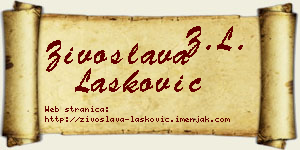 Živoslava Lasković vizit kartica